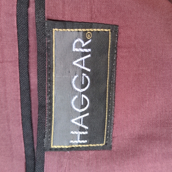 Haggard Suit Vintage black wool 2 piece suit - Picture 3 of 7